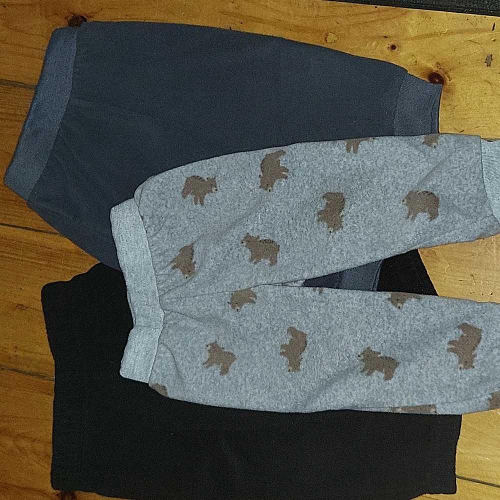 Lot of 3 infant fleece pants